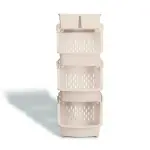 Multi-Purpose Vegetable Rack – 4 Tier Plastic Storage Organizer for Fruits, Vegetables, Grocery & Kitchen Use – Stackable & Space-Saving Design