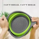Collapsible Silicone Colander & Strainer – Quick Drain, Durable, Unbreakable Kitchen Basket for Fruits, Vegetables & Pasta in Pakistan