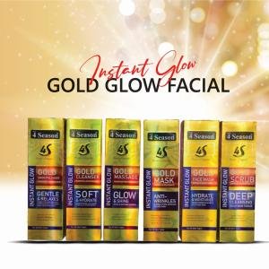 4 Season Gold Glow Facial Set of 6 pcs