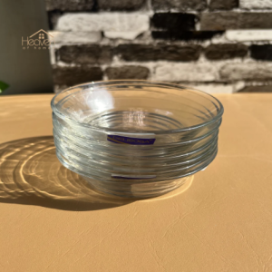 Set Of 6 Mini Plates Clear Glass Sweet Plates 5.5 inches