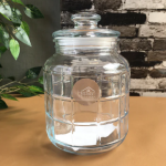 Air Tight Glass Jar 2.2 Litters Capacity Clear Glass Storage Jar