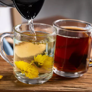 Set Of 6 Transparent Clear Glass Coffee & Tea Mugs 240ML