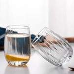 Set Of 6 Glasses Transparent Elegance Drinking Classes 380ML