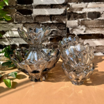 Set Of 7 Color Glass Ice Cream & Fruit Serving