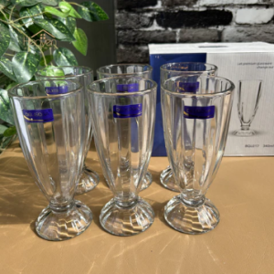 Set Of 6 MilkShake/Juice Glass Falooda Glass 340ML