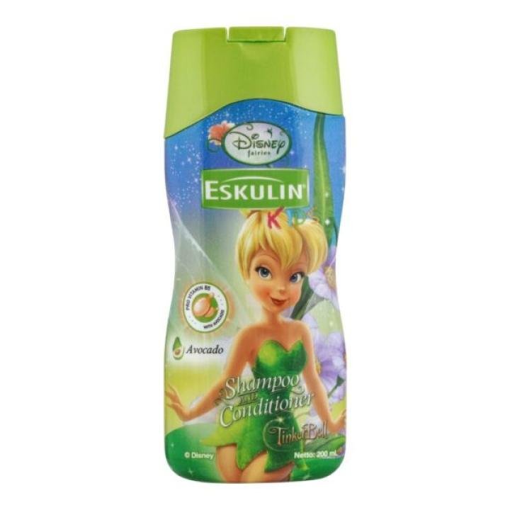 Disney Eskulin Kids Tinker Bell Avocado Shampoo And Conditioner 200ml