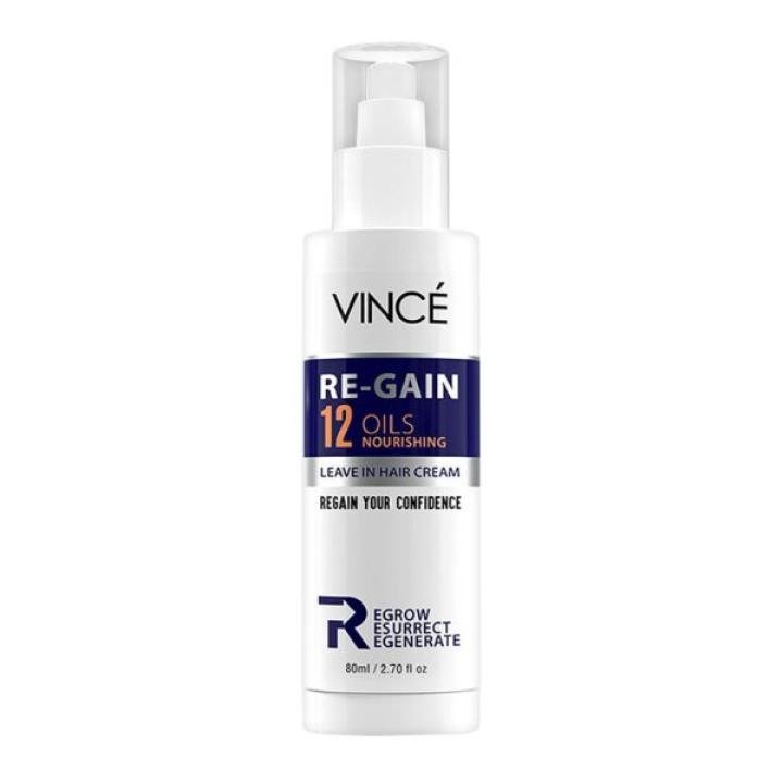 Vince Re-Gain 12 Oils Nourishing Leave In Hair Cream – 80ml
